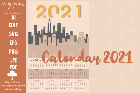 Charming New Year Christmas Calendar Card