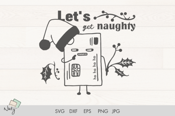 Christmas Funny Credit Card Illustration: A Graphics Gem