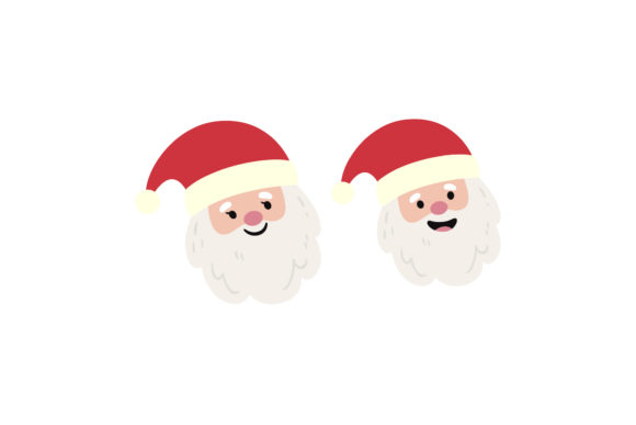 Christmas Special Santa Heads: A Festive Graphics and Illustrations Review