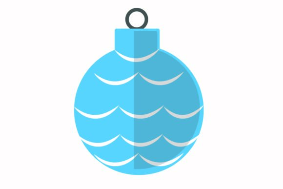 Christmas Tree Balls Cyan: A Versatile Graphics Asset