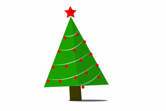 Christmas Tree Lamp Red Vector: A Festive Graphics Gem