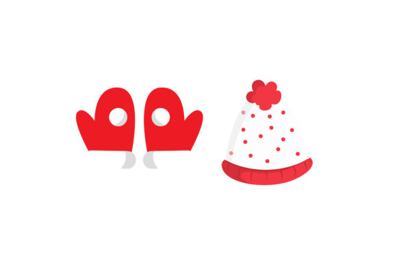 Hat Gloves Christmas Set: A Festive Graphics and Illustrations Asset