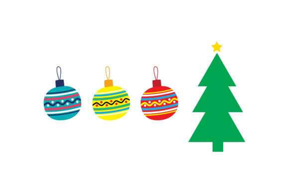 Ornament Tree Christmas Set: A Versatile Graphics and Illustrations Asset