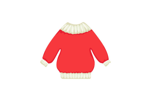 Red Christmas Sweater Graphics: A Festive Brand Asset
