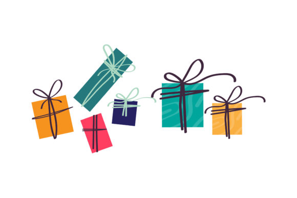 Review: Santa Sled and Gift Box Christmas Vector Graphics