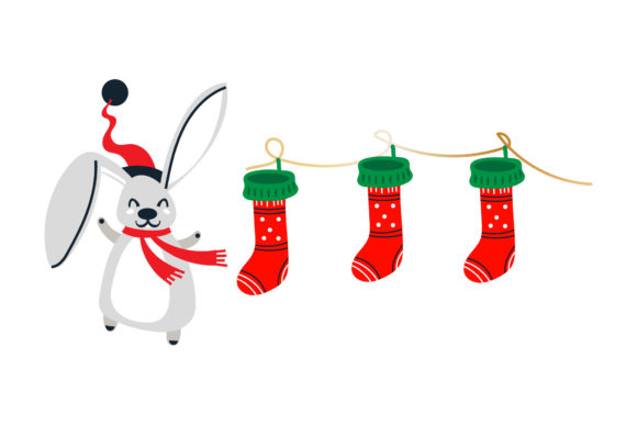 Review: Snow Rabbit and Stocking Christmas Graphics