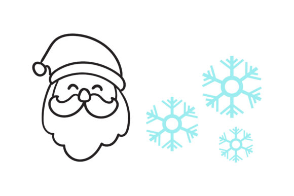 Santa and Snow Icons Set: A Festive Graphics Must-Have