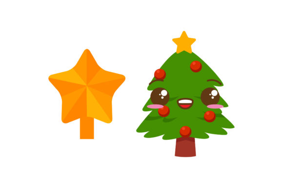 Set Star and Tree Asset Christmas: A Festive Graphics Review