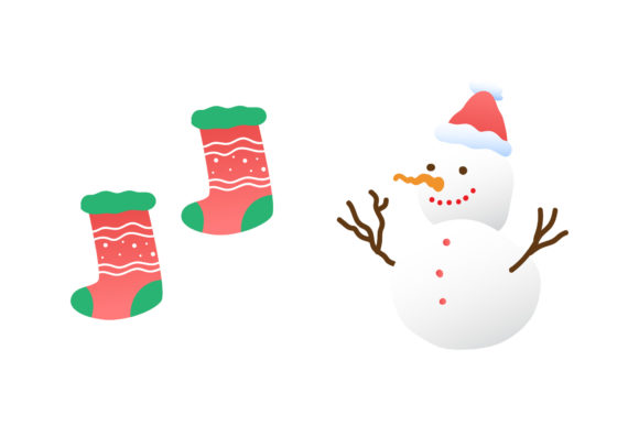 Stocking Snowman Set for Festive Embroidery